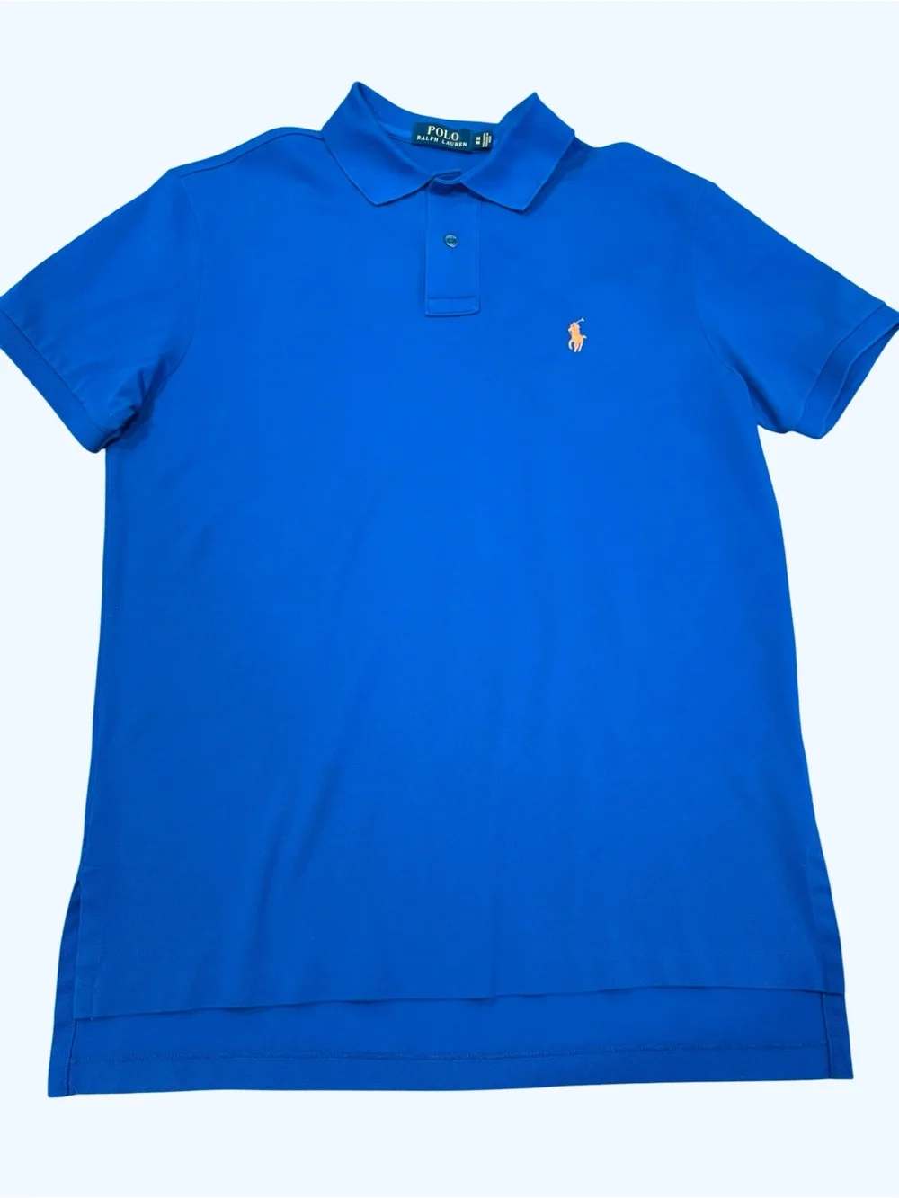 Polo Ralph Lauren Royal Blue Polo with Orange Pony M